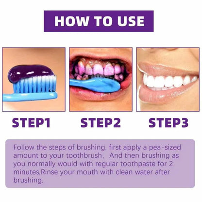 Hismile V34 Purple Whitening Toothpaste