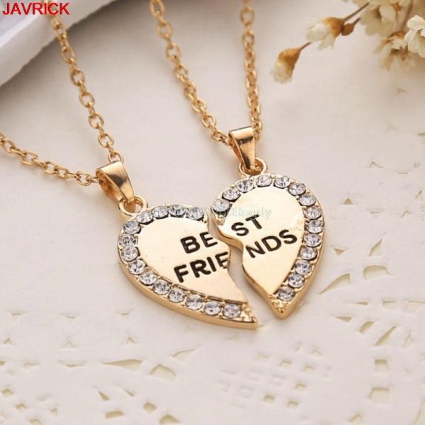 2 Pairs Best Friend Necklace – Both Bf