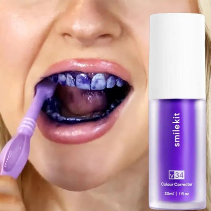 Hismile V34 Purple Whitening Toothpaste