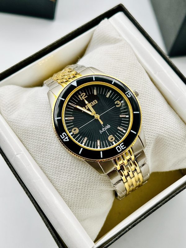 Aa1 Rado Analog Watch Two Tone Chain Style Strap