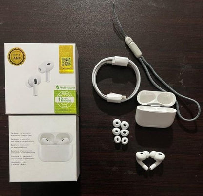 Airpods Pro Platinum With Anc, White With Active Noise Cancellation (anc)