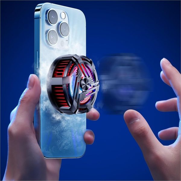 Al-02 Original Mobile Cooler Magnetic Phone Cooler Fan With Rgb Lights