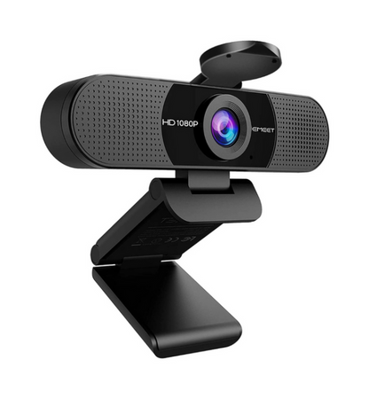 C960 Emeet 1080p Webcam With Microphone, Web Camera, 2 Mics Streaming Webcam