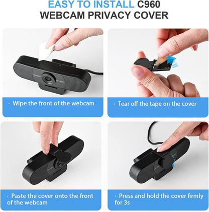 C960 Emeet 1080p Webcam With Microphone, Web Camera, 2 Mics Streaming Webcam