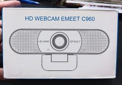 C960 Emeet 1080p Webcam With Microphone, Web Camera, 2 Mics Streaming Webcam