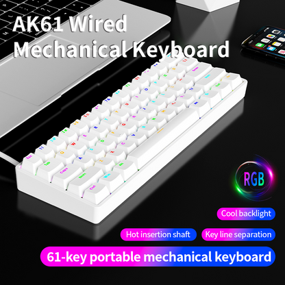 Ak61 Wired Mechanical Gaming Keyboard