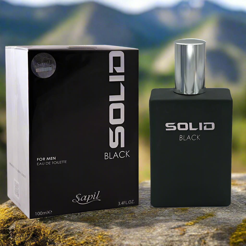 Sapil Solid Black Perfume | Eau De Perfume | Best Quality Perfume | Luxurious Fragrance | 100ml