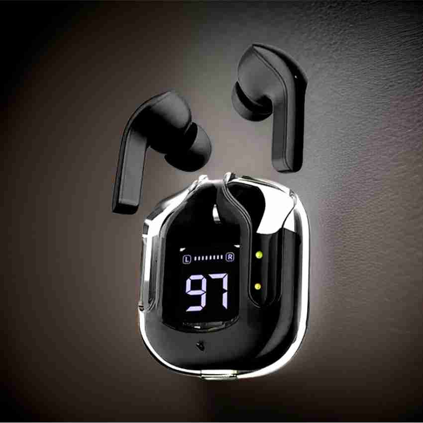 Air31 Earbuds Wireless Crystal Transparent Body | Air 31 Bluetooth Earbud With Pouch