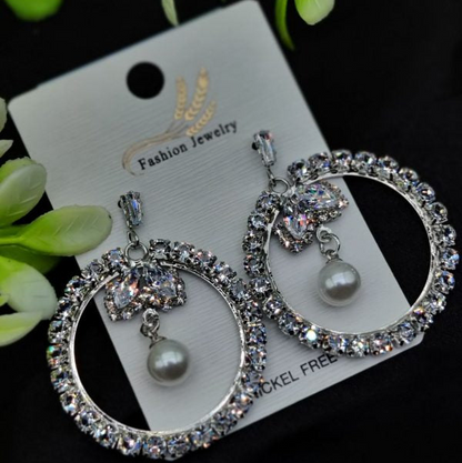 Imported Elegant Earrings  In Multiple Design