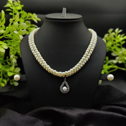 Imported Exquisite Pearl Necklace Set