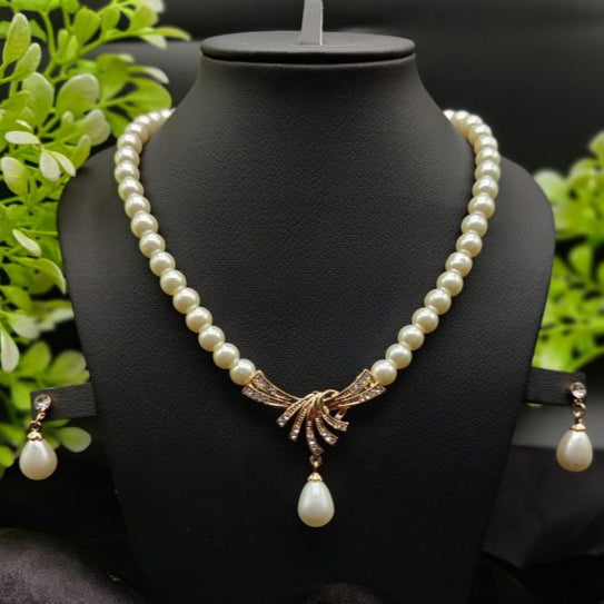 Imported Timeless Pearl Necklace Set