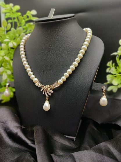 Imported Timeless Pearl Necklace Set