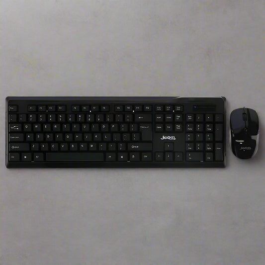 Jedel Wireless Keyboard Mouse Combo