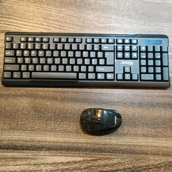 Jedel Wireless Keyboard Mouse Combo