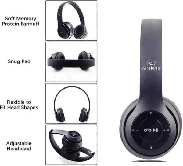 P47 Bluetooth Headphones