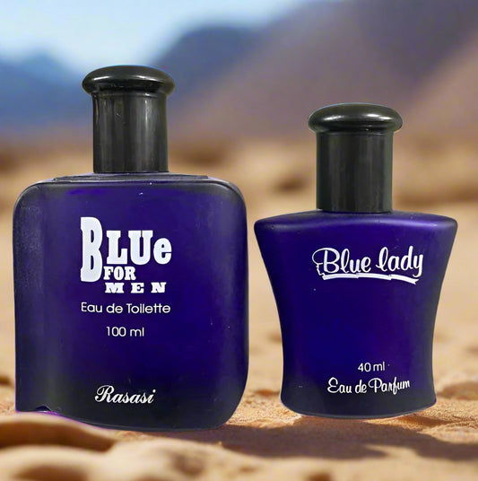 Pack Of 2 Blue For Men & Blue Lady Perfume | Eau De Perfume | Long Lasting Perfume | Best Quality Unisex Perfume