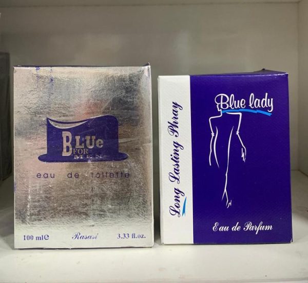 Pack Of 2 Blue For Men & Blue Lady Perfume | Eau De Perfume | Long Lasting Perfume | Best Quality Unisex Perfume