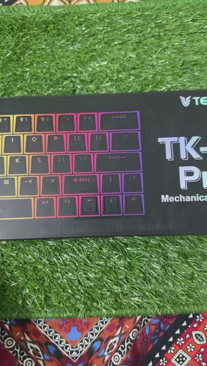 Tezarre Tk-63 Pro Rgb Wireless Mechanical Rgb Gaming Keyboard