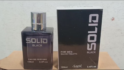 Sapil Solid Black Perfume | Eau De Perfume | Best Quality Perfume | Luxurious Fragrance | 100ml