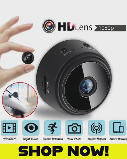 A9 Mini Security Surveillance Camera | Wifi Recorder Hd Video