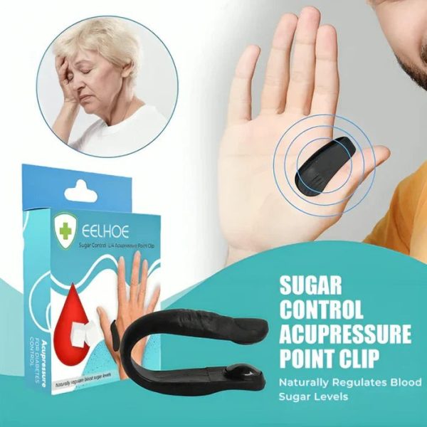 Sugar Control Li4 Acupressure Point Clip Wearable – Stress Alleviation