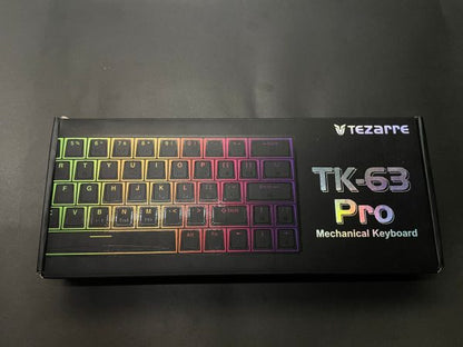 Tezarre Tk-63 Pro Rgb Wireless Mechanical Rgb Gaming Keyboard